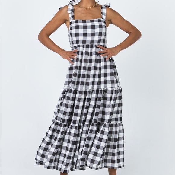 Princess Polly Rae MIDI Dress Black - Picture 3 of 11